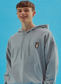 AQO_studiospace(アコスタジオスペース)  AQO ERIC BEAR HOODIE GREY