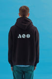 AQO_studiospace(アコスタジオスペース)  AQO ERIC BEAR HOODIE BLACK