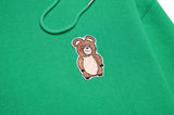 AQO_studiospace(アコスタジオスペース)  AQO ERIC BEAR HOODIE GREEN