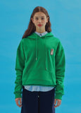 AQO_studiospace(アコスタジオスペース)  AQO ERIC BEAR HOODIE GREEN