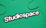 AQO_studiospace(アコスタジオスペース) AQO HOODIE WITH LOGO GREEN