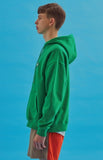 AQO_studiospace(アコスタジオスペース) AQO HOODIE WITH LOGO GREEN