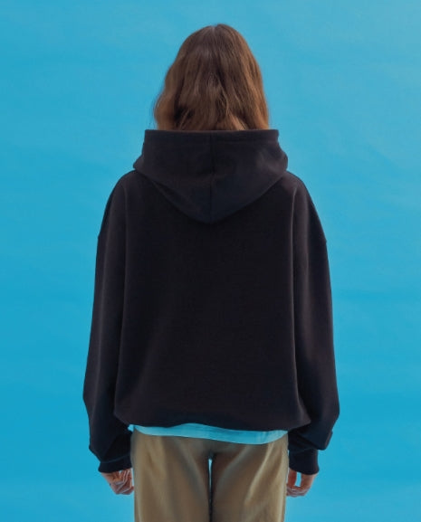 AQO_studiospace(アコスタジオスペース) AQO HOODIE WITH LOGO BLACK