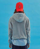 AQO_studiospace(アコスタジオスペース) AQO HOODIE WITH LOGO GREY