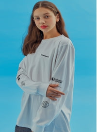 AQO_studiospace(アコスタジオスペース)  AQO EXPLORER LONG SLEEVE T-SHIRTS WHITE