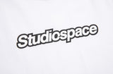 AQO_studiospace(アコスタジオスペース)  AQO CROP WITH LOGO WHITE