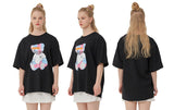 AQO_studiospace(アコスタジオスペース)  AQO CHECK BEAR T SHIRTS BLACK