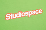 AQO_studiospace(アコスタジオスペース)  AQO T-SHIRTS WITH LOGO YELLOW GREEN