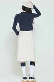 ロマンティッククラウン(ROMANTIC CROWN) FRILL POINT KNITWEAR_NAVY