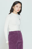 ロマンティッククラウン(ROMANTIC CROWN) FRILL POINT KNITWEAR_OATMEAL