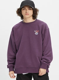 ベドインベド(BADINBAD) BAD PLANET SWEATSHIRT_DEEP PURPLE