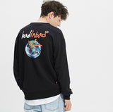 ベドインベド(BADINBAD) BAD PLANET SWEATSHIRT_BLACK