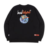 ベドインベド(BADINBAD) BAD PLANET SWEATSHIRT_BLACK