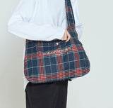 ロマンティッククラウン(ROMANTIC CROWN) CROSS CHECK SHOULDER BAG_NAVY