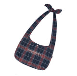 ロマンティッククラウン(ROMANTIC CROWN) CROSS CHECK SHOULDER BAG_NAVY