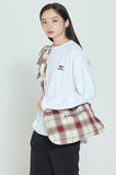 ロマンティッククラウン(ROMANTIC CROWN) CROSS CHECK SHOULDER BAG_OATMEAL