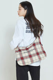 ロマンティッククラウン(ROMANTIC CROWN) CROSS CHECK SHOULDER BAG_OATMEAL