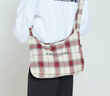 ロマンティッククラウン(ROMANTIC CROWN) CROSS CHECK SHOULDER BAG_OATMEAL