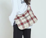 ロマンティッククラウン(ROMANTIC CROWN) CROSS CHECK SHOULDER BAG_OATMEAL