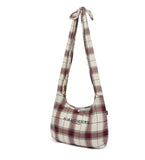 ロマンティッククラウン(ROMANTIC CROWN) CROSS CHECK SHOULDER BAG_OATMEAL