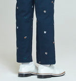 ロマンティッククラウン(ROMANTIC CROWN) RMTCRW CLUB COTTON PANTS_NAVY