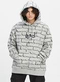 ベドインベド(BADINBAD) BRICK GRAFFITI HOODIE_GREY