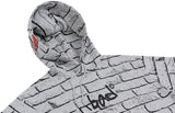 ベドインベド(BADINBAD) BRICK GRAFFITI HOODIE_GREY