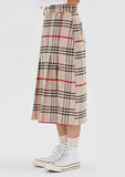 TARGETTO(ターゲット) [TGT X RMTCRW]LONG PLEATS SKIRT_BROWN