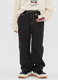 TARGETTO(ターゲット)  [TGT X RMTCRW]POINT STITCHES JEANS_BLACK