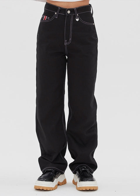 TARGETTO(ターゲット)  [TGT X RMTCRW]POINT STITCHES JEANS_BLACK