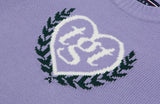 TARGETTO(ターゲット)  [TGT X RMTCRW]INTARSIA CROP KNIT_LIGHT PURPLE