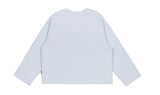 ロマンティッククラウン(ROMANTIC CROWN) SHOULDER CHAIN NEEDLE SWEATSHIRT_SKY BLUE