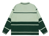 ロマンティッククラウン(ROMANTIC CROWN) MODERN LAUREL KNITTED POLO SHIRTS_LIGHT GREEN