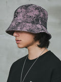 オーワイ(OY) 	TIE-DYE CORDUROY BUCKET HAT-PURPLE