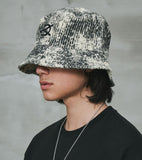 オーワイ(OY) 	TIE-DYE CORDUROY BUCKET HAT-IVORY