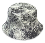 オーワイ(OY) 	TIE-DYE CORDUROY BUCKET HAT-IVORY