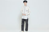 ロマンティッククラウン(ROMANTIC CROWN)  SUNDAY SYNDROME PIPING SHIRT_OATMEAL