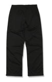 オーワイ(OY)  	WIDE TAPE RING TRACK PANTS-BLACK