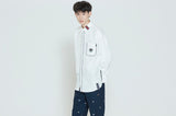 ロマンティッククラウン(ROMANTIC CROWN) SUNDAY SYNDROME PIPING SHIRT_WHITE