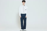 ロマンティッククラウン(ROMANTIC CROWN) SUNDAY SYNDROME PIPING SHIRT_WHITE