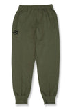 オーワイ(OY)  	UNBALANCE JOGGER PANTS-KHAKI