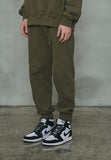 オーワイ(OY)  	UNBALANCE JOGGER PANTS-KHAKI