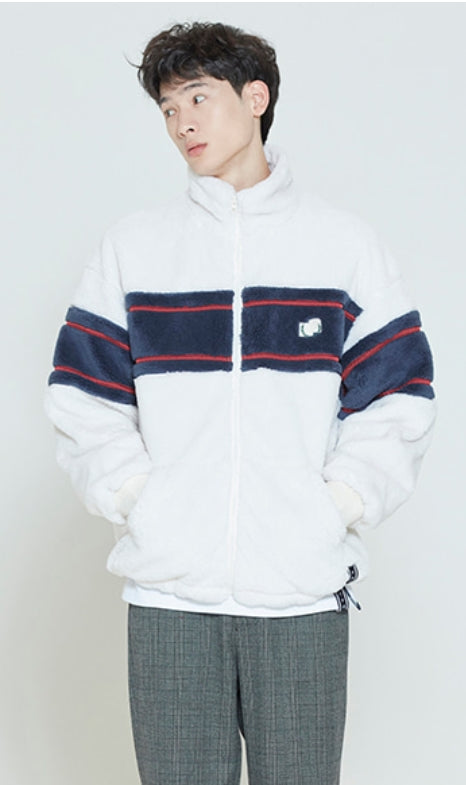 ロマンティッククラウン(ROMANTIC CROWN) RMTCRW FLEECE JACKET_OATMEAL