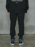 オーワイ(OY)  UNBALANCE JOGGER PANTS-BLACK