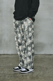 オーワイ(OY)  		TIE-DYE CORDUROY WIDE PANTS-IVORY