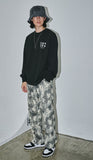 オーワイ(OY)  		TIE-DYE CORDUROY WIDE PANTS-IVORY