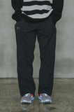 オーワイ(OY)  	SIDE BLOCK ZIPPER PANTS-BLACK/BLACK