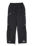 オーワイ(OY)  	SIDE BLOCK ZIPPER PANTS-BLACK/BLACK