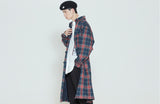 ロマンティッククラウン(ROMANTIC CROWN) CROSS CHECK TRENCH COAT_NAVY