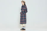 ロマンティッククラウン(ROMANTIC CROWN) CROSS CHECK TRENCH COAT_NAVY